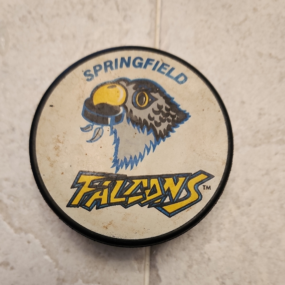 Springfield Falcons Hockey Puck